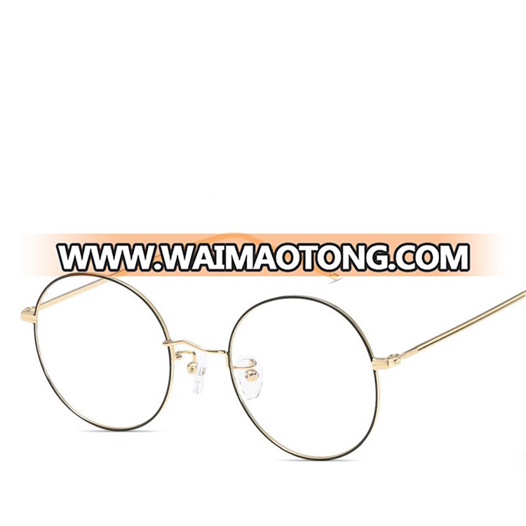 2018 New Model reading glasses round eyewear titanium eyeglasses frame optical